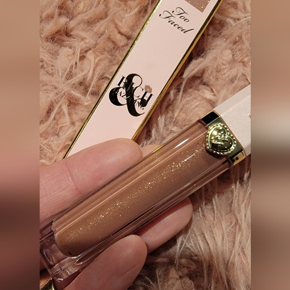 Too Faced Makeup Nwt Too Faced Lip Gloss Rich And Dazzling Poshmark